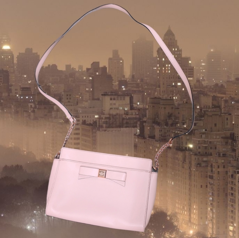 Old Money Preppy Champagne Beige Crossbody Purse